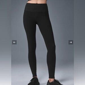 ALO Yoga Jet Black High-Waist Leggings